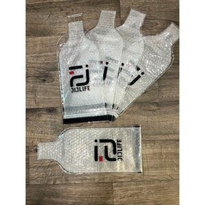 JIJLife Wine Bottle Protector Sleeve Set Of 5  Reusable Leak-Proof Bubble Wrap